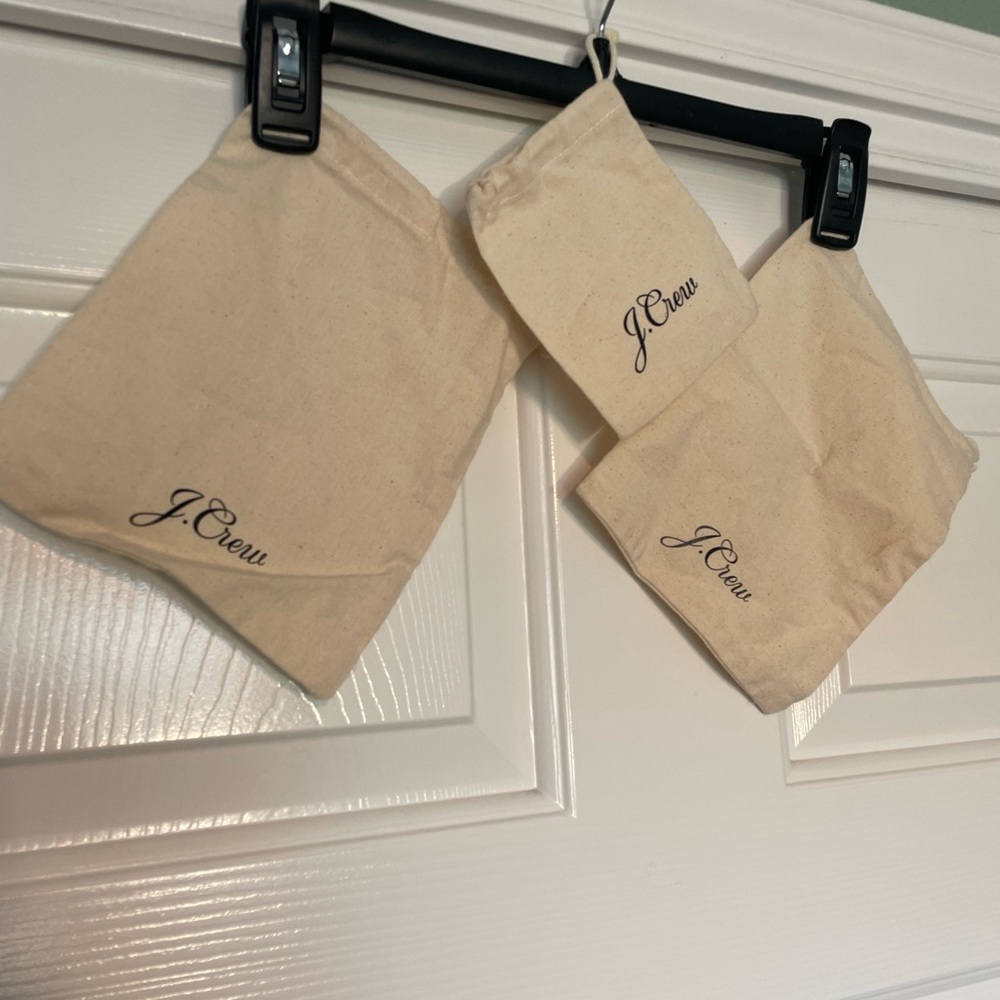 J. Crew set of three dust bags